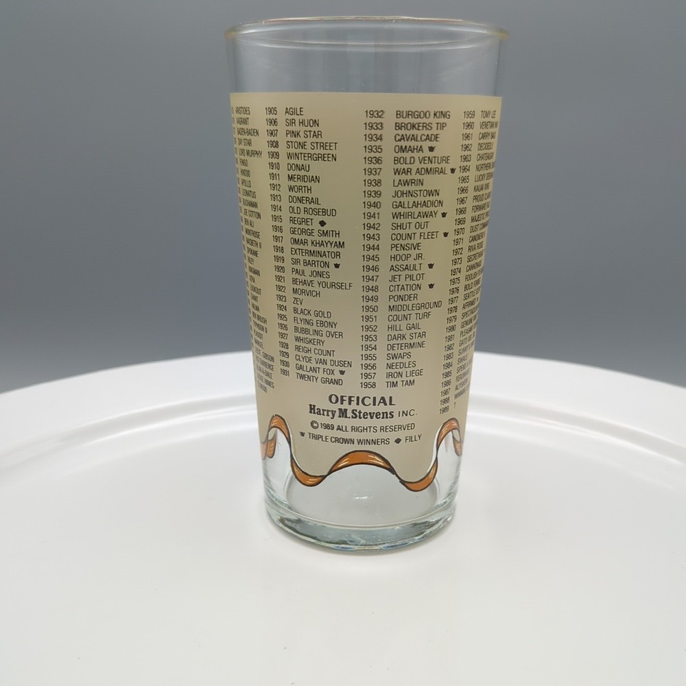 Official 115th Kentucky Derby‎ Glass Tumbler- May 6, 1989 Churchill Downs - Picture 10 of 16